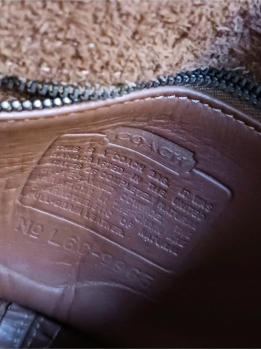 Rare Vintage Coach Leather Crossbody Trail Bag - Picture 11 of 12